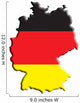 Map Germany Wall Decal