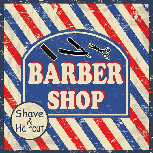 Barber Shop Vintage Poster