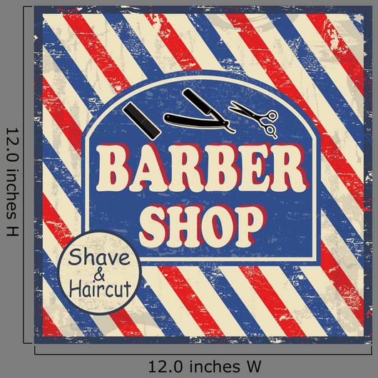 Barber Shop Vintage Poster