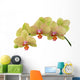 Flower Decals - Bunch of Yellow Orchids Wall Decal