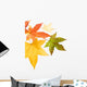 Autumn fall Leaves Wall Decal
