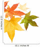 Autumn fall Leaves Wall Decal