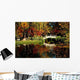 Japanese Garden with Fall Wall Decal