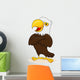 Eagle cartoon posing Wall Decal