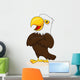 Eagle cartoon posing Wall Decal