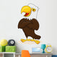 Eagle cartoon posing Wall Decal