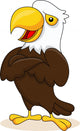 Eagle cartoon posing Wall Decal