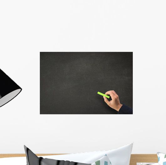 Blank Chalkboard with Copy