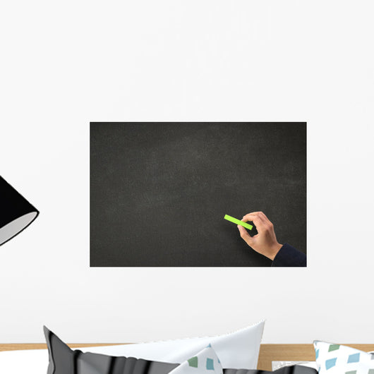 Blank Chalkboard with Copy