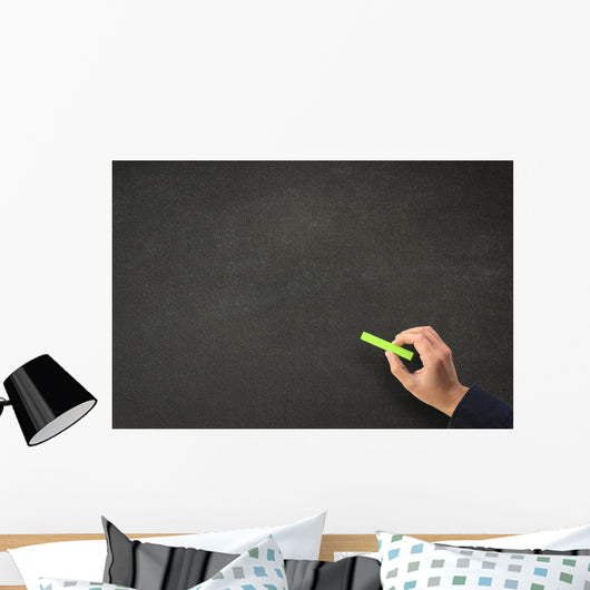 Blank Chalkboard with Copy