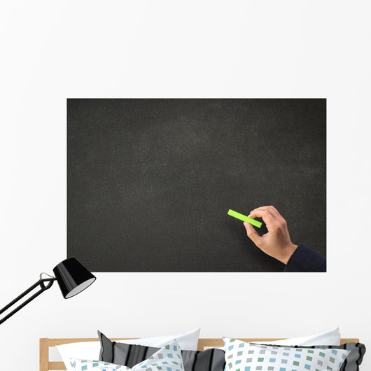 Blank Chalkboard with Copy