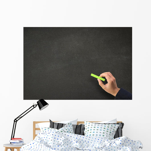 Blank Chalkboard with Copy