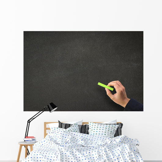 Blank Chalkboard with Copy
