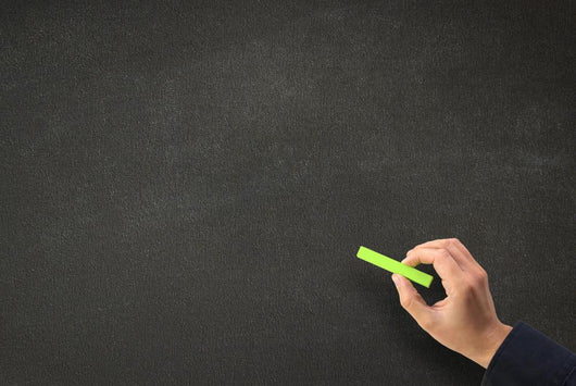 Blank Chalkboard with Copy