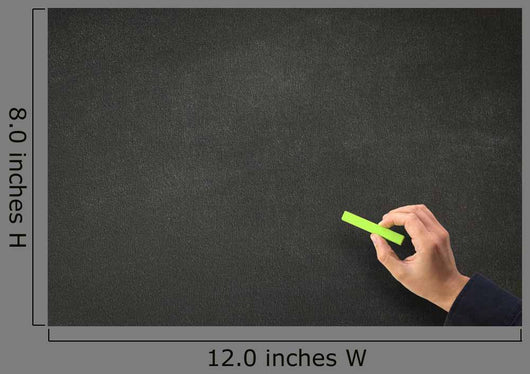 Blank Chalkboard with Copy