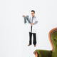 Checking on x-ray image Wall Decal