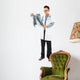 Checking on x-ray image Wall Decal
