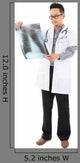 Checking on x-ray image Wall Decal