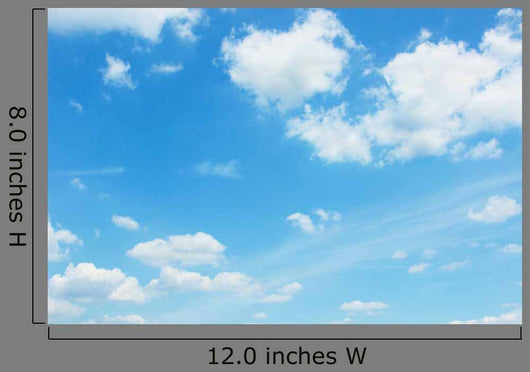 Blue sky Wall Mural