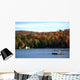 Colorful Foliage around Lake Wall Decal