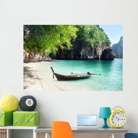 Boat Beach Island Krabi