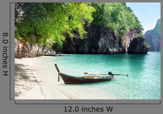Boat Beach Island Krabi