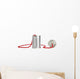 Can telephone on white Wall Decal