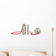 Can telephone on white Wall Decal