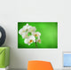 white orchid Wall Mural