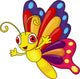 Funny Butterfly Cartoon
