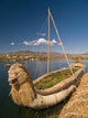 Floating Uros Island boats on Lake Titicaca in Peru Wall Mural