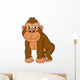 Cute Gorilla Wall Decal