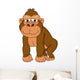 Cute Gorilla Wall Decal