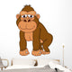 Cute Gorilla Wall Decal