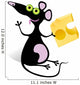Mouse with Piece of Cheese Wall Decal