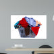 Laundry Basket Clothes Wall Decal