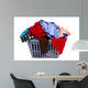 Laundry Basket Clothes Wall Decal