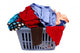 Laundry Basket Clothes Wall Decal