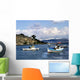 Winter Fishing Boats Wall Decal
