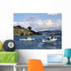 Winter Fishing Boats Wall Decal