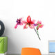 Pink orchids flowers Wall Decal