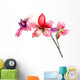 Pink orchids flowers Wall Decal