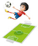 Boy Kicking Ball