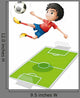 Boy Kicking Ball
