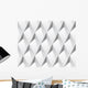 White 3D Abstract Seamless Wall Decal