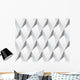 White 3D Abstract Seamless Wall Decal