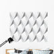 White 3D Abstract Seamless Wall Decal