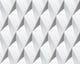 White 3D Abstract Seamless Wall Decal