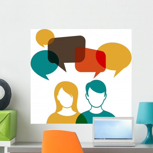 People with Speech Bubbles