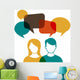 People with Speech Bubbles